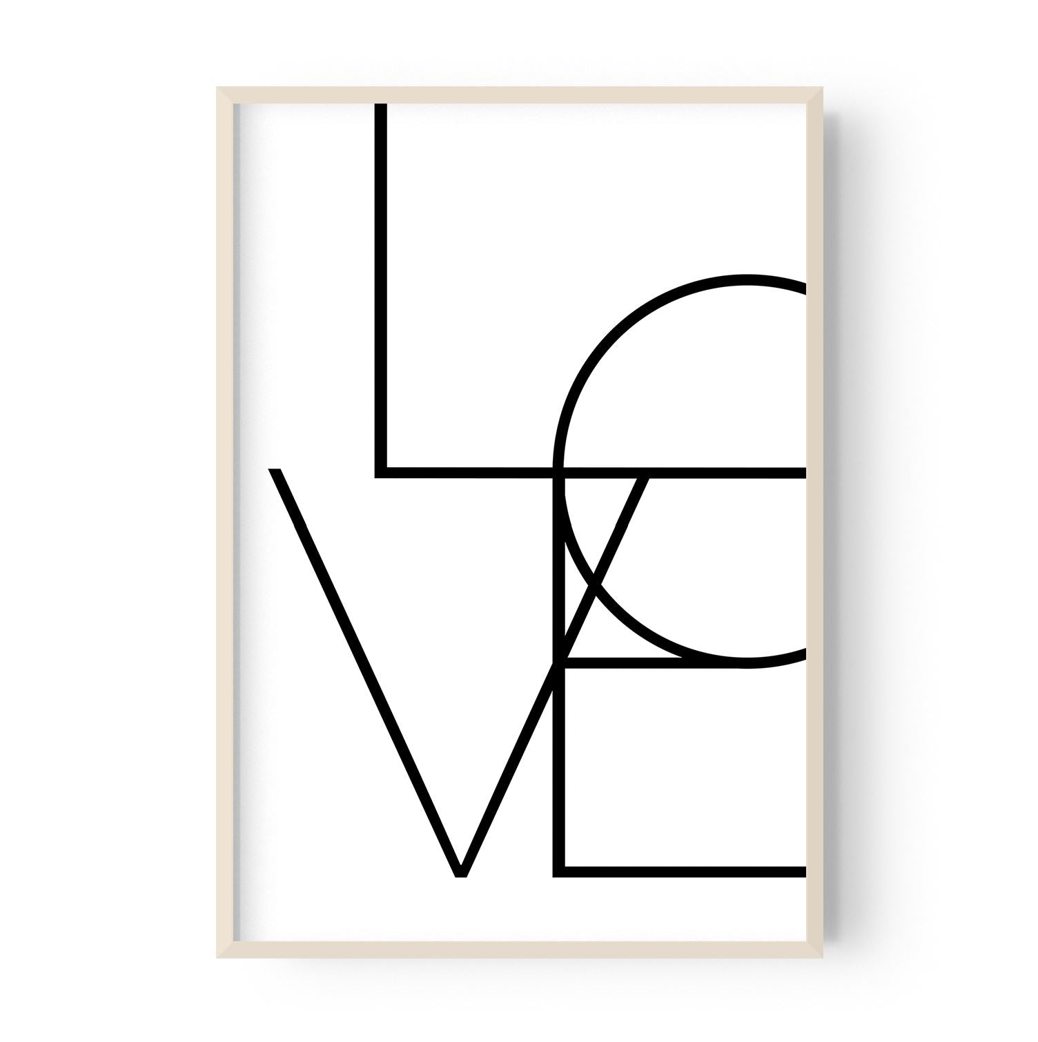 Vertical Love (4 colours) - Hustle Living